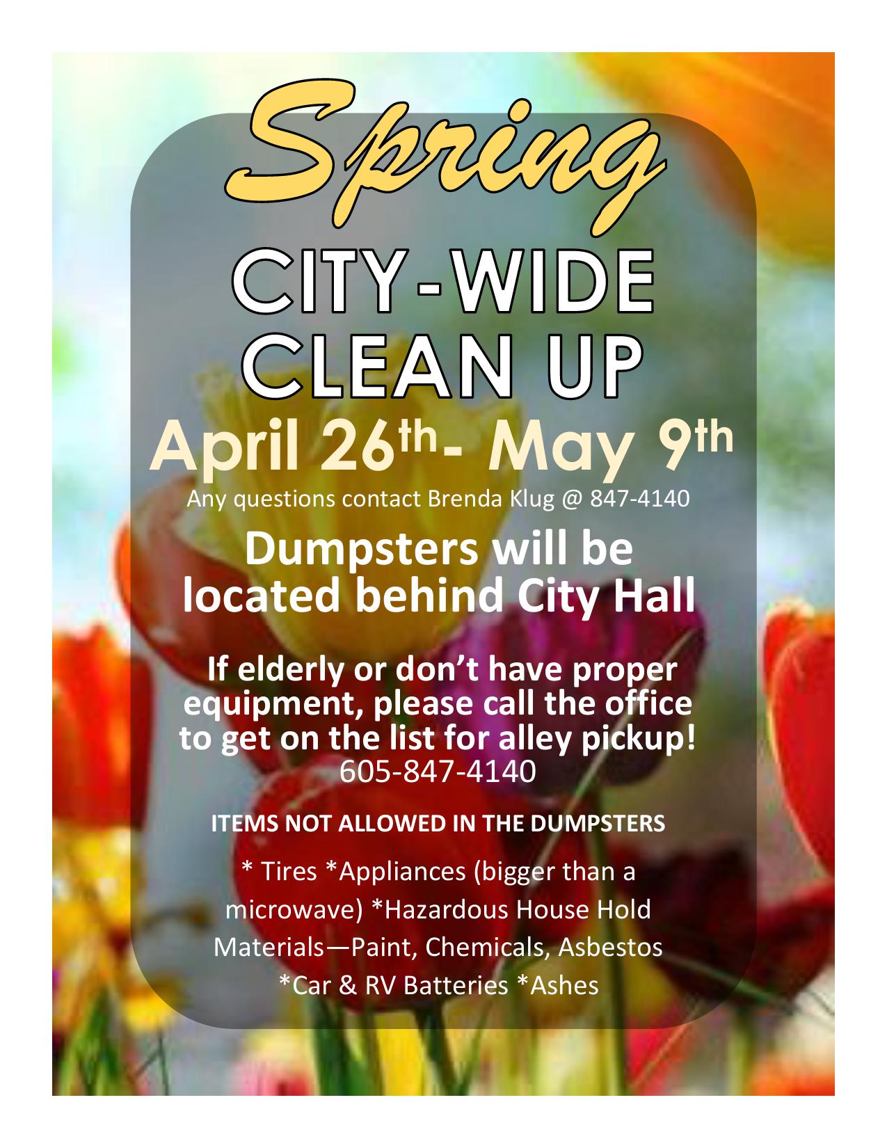 Spring City-Wide Clean Up
